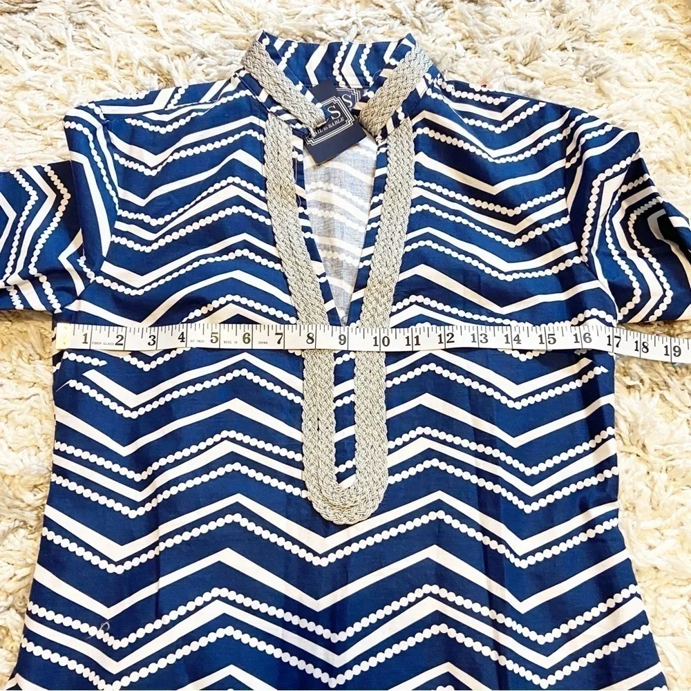 NWTs Sail to Sable | Cotton Braided Detail Cotton Tunic Dress Size 1 (Small)
